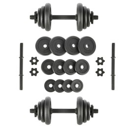 STO20 BLACK 2 x 9 KG SZTANGIELKI W WALIZCE ONE FITNESS ONE FITNESS