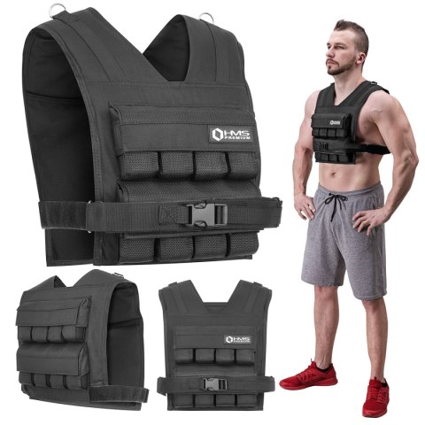 KTO16 KAMIZELKA TRENINGOWA Z OBCIĄŻENIEM 16 KG HMS PREMIUM HMS PREMIUM KTO16 KAMIZELKA TRENINGOWA Z OBCIĄŻENIEM 16 KG HMS PREMIUM HMS PREMIUM