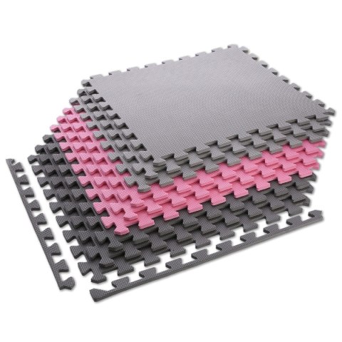 MP10 MATA PUZZLE MULTIPACK PINK-GREY 9 ELEMENTÓW 10MM ONE FITNESS ONE FITNESS MP10 MATA PUZZLE MULTIPACK PINK-GREY 9 ELEMENTÓW 10MM ONE FITNESS ONE FITNESS