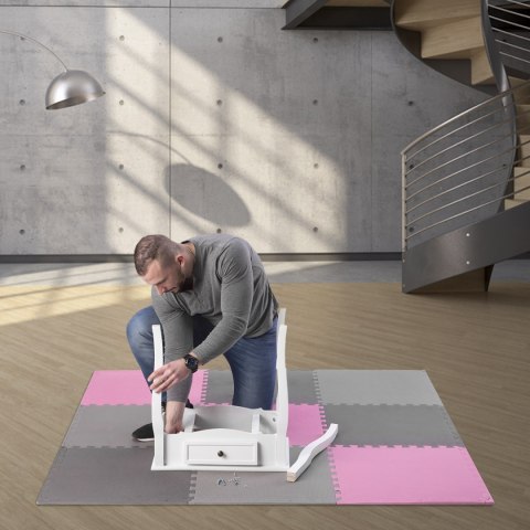 MP10 MATA PUZZLE MULTIPACK PINK-GREY 9 ELEMENTÓW 10MM ONE FITNESS ONE FITNESS MP10 MATA PUZZLE MULTIPACK PINK-GREY 9 ELEMENTÓW 10MM ONE FITNESS ONE FITNESS