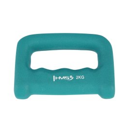 CK20 KASTET TURQUOISE CIĘŻAREK ŻELIWNY POKRYTY NEOPRENEM 2.0 KG HMS HMS