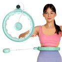GREEN HULA HOP Z OBCIĄŻNIKIEM + LICZNIK