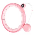 PINK HULA HOP Z OBCIĄŻNIKIEM + LICZNIK