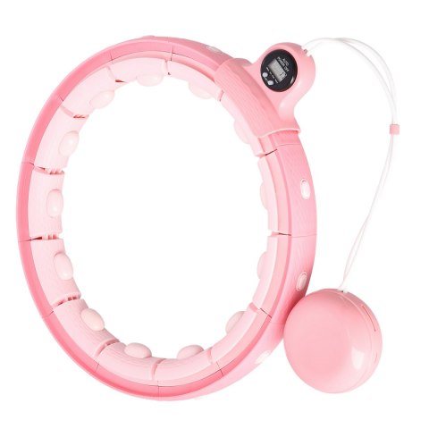 PINK HULA HOP Z OBCIĄŻNIKIEM + LICZNIK PINK HULA HOP Z OBCIĄŻNIKIEM + LICZNIK
