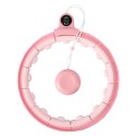 PINK HULA HOP Z OBCIĄŻNIKIEM + LICZNIK