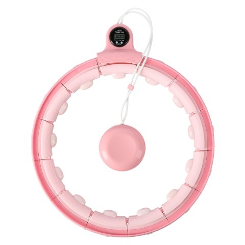 PINK HULA HOP Z OBCIĄŻNIKIEM + LICZNIK PINK HULA HOP Z OBCIĄŻNIKIEM + LICZNIK