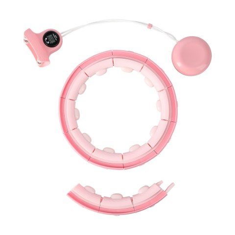 PINK HULA HOP Z OBCIĄŻNIKIEM + LICZNIK PINK HULA HOP Z OBCIĄŻNIKIEM + LICZNIK