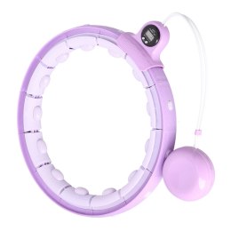 VIOLET HULA HOP Z OBCIĄŻNIKIEM + LICZNIK