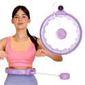 VIOLET HULA HOP Z OBCIĄŻNIKIEM + LICZNIK