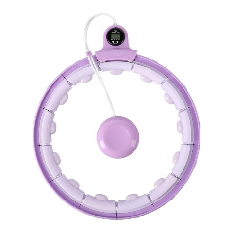 VIOLET HULA HOP Z OBCIĄŻNIKIEM + LICZNIK VIOLET HULA HOP Z OBCIĄŻNIKIEM + LICZNIK