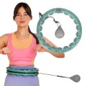 GREEN HULA HOP Z OBCIĄŻNIKIEM I LICZNIKIEM