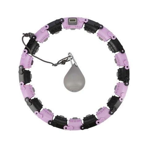 VIOLET/BLACK HULA HOP Z OBCIĄŻNIKIEM I LICZNIKIEM VIOLET/BLACK HULA HOP Z OBCIĄŻNIKIEM I LICZNIKIEM
