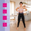 VIOLET/BLACK HULA HOP Z OBCIĄŻNIKIEM I LICZNIKIEM