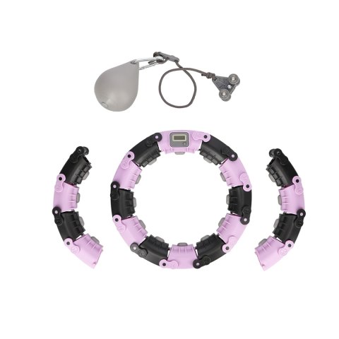VIOLET/BLACK HULA HOP Z OBCIĄŻNIKIEM I LICZNIKIEM VIOLET/BLACK HULA HOP Z OBCIĄŻNIKIEM I LICZNIKIEM