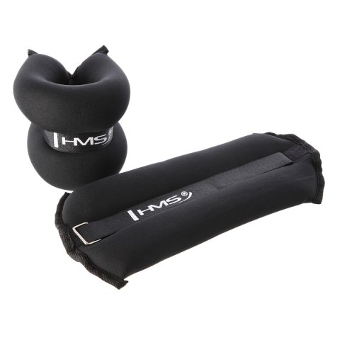 OB06 BLACK OBCIĄŻNIKI NA RĘCE I NOGI 2 x 3 KG HMS HMS OB06 BLACK OBCIĄŻNIKI NA RĘCE I NOGI 2 x 3 KG HMS HMS
