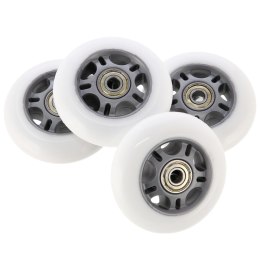 PU 72x24 82A BIAŁE (4 szt.) + ABEC-7 (8 szt.) ZESTAW STOCK NILS EXTREME