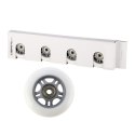 PU 76x24 82A BIAŁE (4 szt.) + ABEC-7 (8 szt.) ZESTAW STOCK NILS EXTREME PU 76x24 82A BIAŁE (4 szt.) + ABEC-7 (8 szt.) ZESTAW STOCK NILS EXTREME