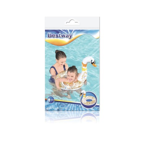 Bestway 36306 Kółko do pływania z brokatem Łabędź 61cm x 58.5cm Bestway 36306 Kółko do pływania z brokatem Łabędź 61cm x 58.5cm