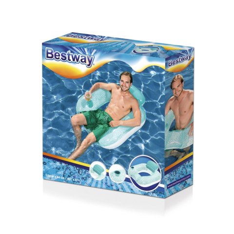 Bestway 43097 Kwadrat do pływania z poduszką 1.02m x 94cm Bestway 43097 Kwadrat do pływania z poduszką 1.02m x 94cm