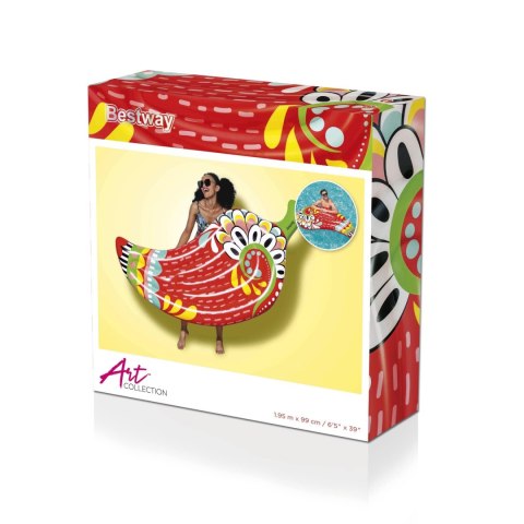 Bestway 43490 Dmuchany materac do pływania Fiesta Papryczka 1.95m x 99cm Bestway 43490 Dmuchany materac do pływania Fiesta Papryczka 1.95m x 99cm