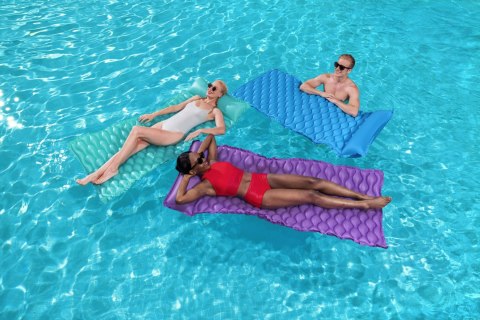 Bestway 44020 Dmuchany materac plażowy zwijany Fioletowy 2.13m x 86cm Bestway 44020 Dmuchany materac plażowy zwijany Fioletowy 2.13m x 86cm