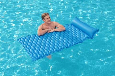 Bestway 44020 Dmuchany materac plażowy zwijany Niebieski 2.13m x 86cm Bestway 44020 Dmuchany materac plażowy zwijany Niebieski 2.13m x 86cm