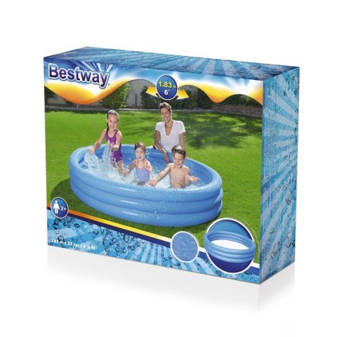 Bestway 51027 Basen dmuchany Niebieski 1.83m x 33cm Bestway 51027 Basen dmuchany Niebieski 1.83m x 33cm
