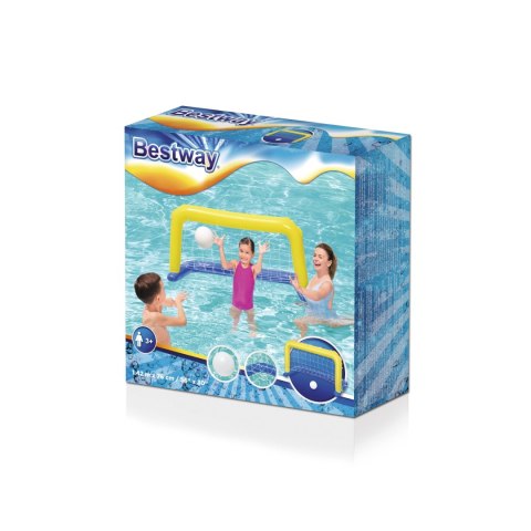 Bestway 52123 Zestaw pływający do gry Bramka i Piłka 1.42m x 76cm Bestway 52123 Zestaw pływający do gry Bramka i Piłka 1.42m x 76cm