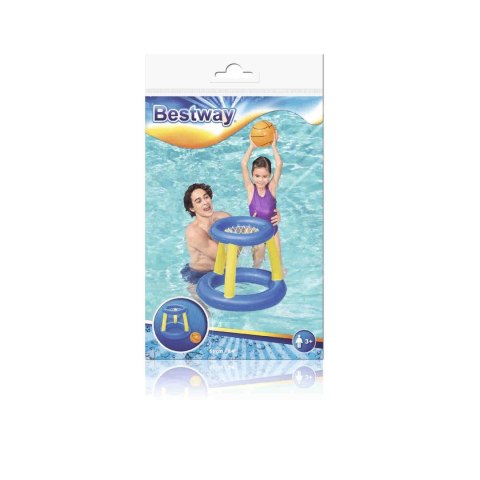 Bestway 52418 Zestaw pływający do gry Kosz i Piłka 61cm Bestway 52418 Zestaw pływający do gry Kosz i Piłka 61cm