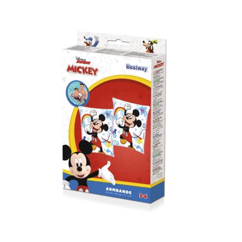Bestway 91002 Disney Rękawki do nauki pływania Mickey i Przyjaciele 23cm x 15cm Bestway 91002 Disney Rękawki do nauki pływania Mickey i Przyjaciele 23cm x 15cm