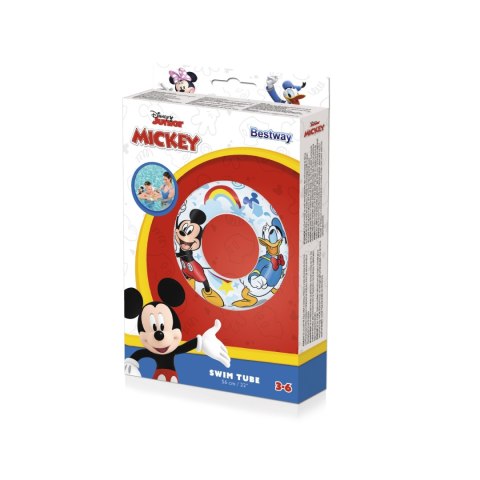 Bestway 91004 Disney Kółko do pływania Mickey i Przyjaciele 56cm Bestway 91004 Disney Kółko do pływania Mickey i Przyjaciele 56cm