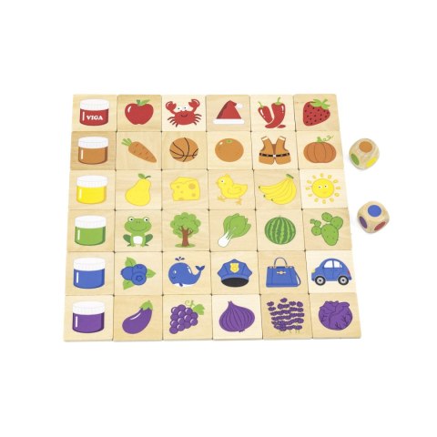Viga 44505 Puzzle - układanka do nauki kolorów Viga 44505 Puzzle - układanka do nauki kolorów