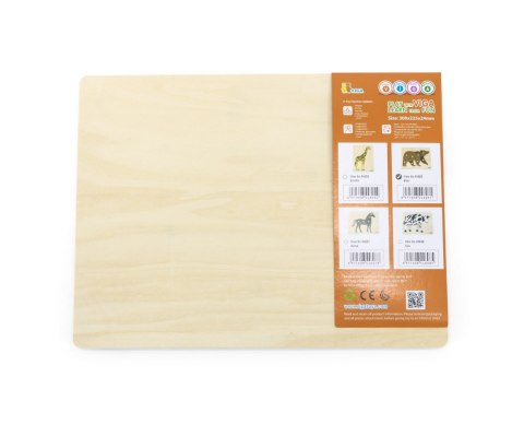 Viga 44606 Puzzle na podkładce z uchwytami - Miś Viga 44606 Puzzle na podkładce z uchwytami - Miś