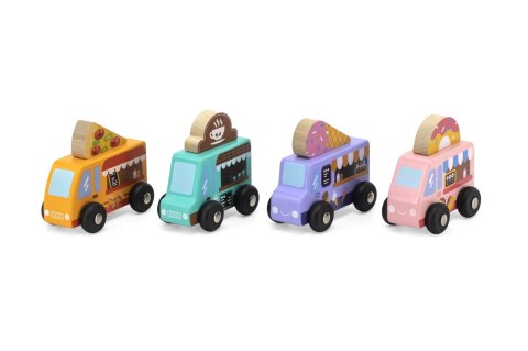 Viga 44661 Food Tracki - Pojazdy cukierni Viga 44661 Food Tracki - Pojazdy cukierni