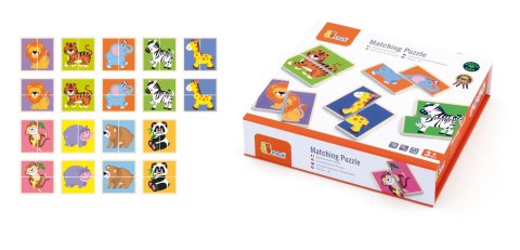 Viga 50842 Puzzle dopasowanka - dzikie zwierzęta Viga 50842 Puzzle dopasowanka - dzikie zwierzęta