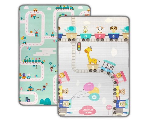 Mata piankowa zwijana Kinder Trains Mata piankowa zwijana Kinder Trains
