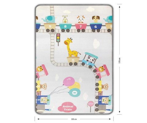 Mata piankowa zwijana Kinder Trains Mata piankowa zwijana Kinder Trains