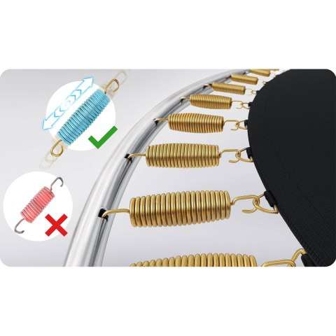 TRAMPOLINA OGRODOWA CZARNO/CZERWONA ROZMIAR 252 CM Z SIATKA ZEWNĘTRZNĄ I DRABINKĄ TRAMPOLINA OGRODOWA CZARNO/CZERWONA ROZMIAR 252 CM Z SIATKA ZEWNĘTRZNĄ I DRABINKĄ