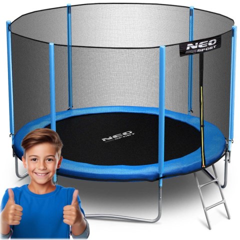 TRAMPOLINA OGRODOWA ROZMIAR 312 CM Z SIATKĄ ZEWNĘTRZNĄ I DRABINKĄ TRAMPOLINA OGRODOWA ROZMIAR 312 CM Z SIATKĄ ZEWNĘTRZNĄ I DRABINKĄ
