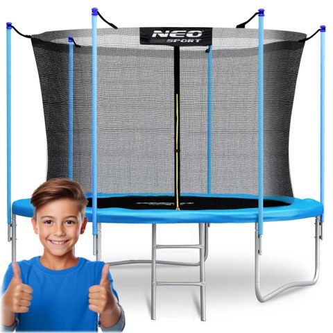 TRAMPOLINA OGRODOWA ROZMIAR 312CM Z SIATKĄ WEWNĘTRZNĄ I DRABINKĄ TRAMPOLINA OGRODOWA ROZMIAR 312CM Z SIATKĄ WEWNĘTRZNĄ I DRABINKĄ