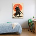 Obraz na płótnie, Lis Samuraj Zwierzęta - 70x100