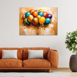 Obraz na płótnie do pokoju dziecka, Kolorowe Balony - 60x40