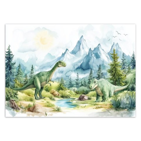Fototapeta dla chłopca, Dinozaury Prehistoryczne Gady Pejzaż Zielony - 450x315 Fototapeta dla chłopca, Dinozaury Prehistoryczne Gady Pejzaż Zielony - 450x315