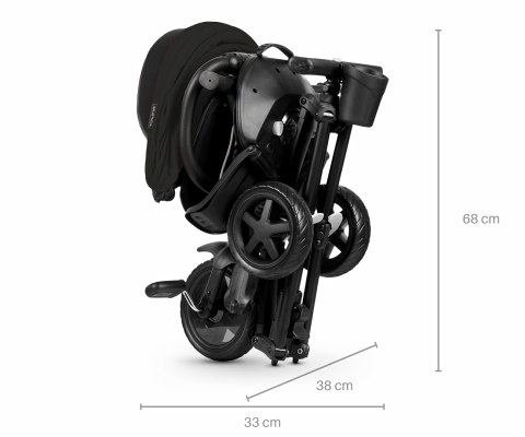 Qplay Rowerek Trójkołowy Nova Niello Black Qplay Rowerek Trójkołowy Nova Niello Black