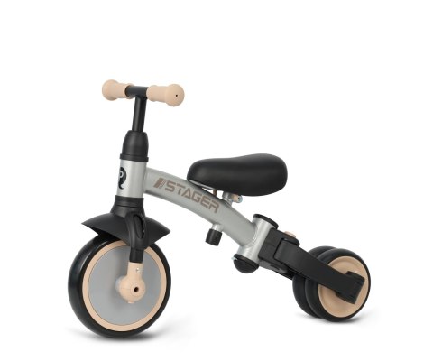Qplay Rowerek Trójkołowy Stager 3w1 Silver Qplay Rowerek Trójkołowy Stager 3w1 Silver