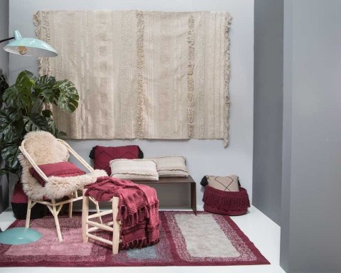 Lorena Canals Dywan bawełniany Air Dune White L 170 x 240 cm Lorena Canals Dywan bawełniany Air Dune White L 170 x 240 cm
