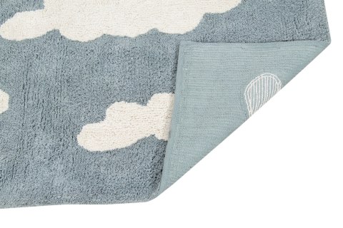 Lorena Canals Dywan bawełniany Clouds Vintage Azul 120 x 160 cm Lorena Canals Dywan bawełniany Clouds Vintage Azul 120 x 160 cm