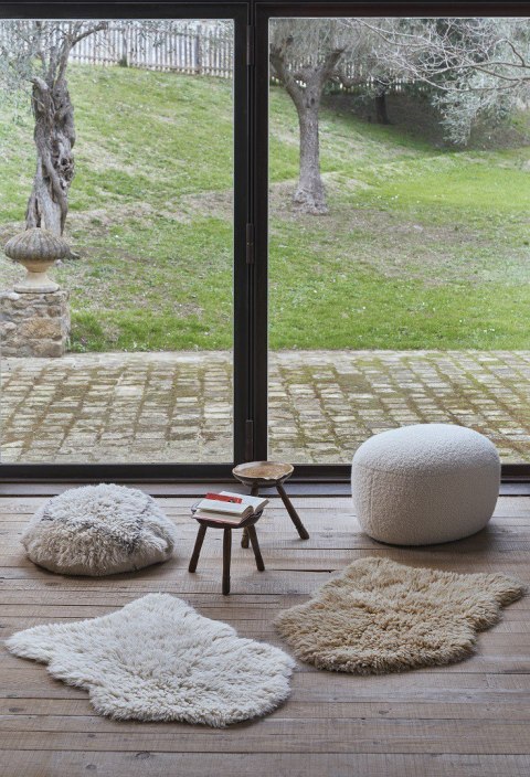 Dywan wełniany Woolly White 75x110 cm Lorena Canals Dywan wełniany Woolly White 75x110 cm Lorena Canals
