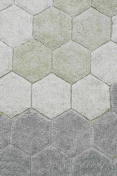 Dywan bawełnainy okrągły Ø 140 , Round Honeycomb Blue Sage, Plaster Miodu, Planet Bee, Lorena Canals Dywan bawełnainy okrągły Ø 140 , Round Honeycomb Blue Sage, Plaster Miodu, Planet Bee, Lorena Canals
