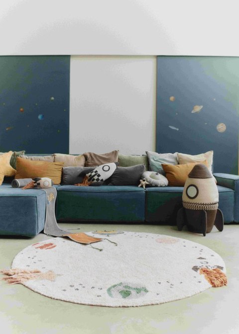 Dywan bawełniany Interstellar Journey do prania w pralce, "Mom, I want to be an astronaut" Lorena Canals Dywan bawełniany Interstellar Journey do prania w pralce, "Mom, I want to be an astronaut" Lorena Canals